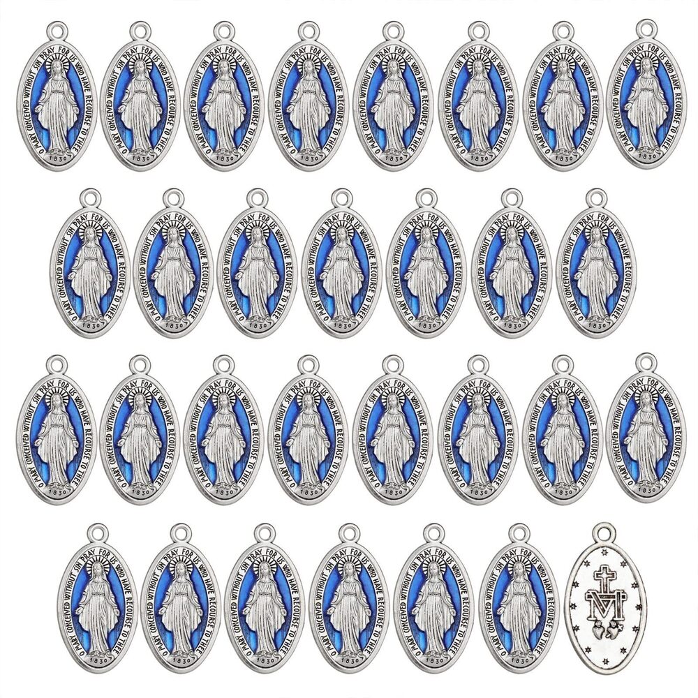 9191 Our Lady Medal/St. Benedict/Crucifix Cross Charms Pendant for DIY